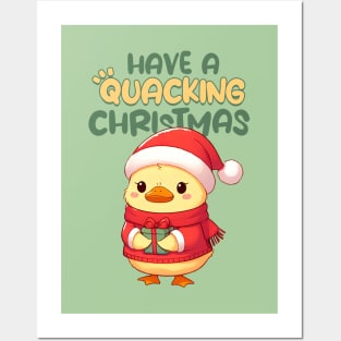 Have a Quacking Christmas Duck Posters and Art